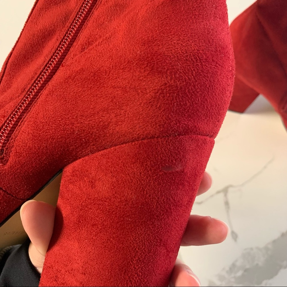 Marc Fisher • Red booties • 8.5 • Great condition! - Picture 7 of 9
